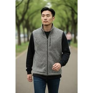 Roundtree & Yorke Size XL Sweater Fleece Full Zip Vest - NWT